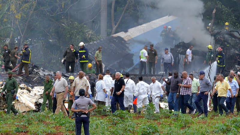 Un crash d'avion à la Havane (Cuba) a fait au moins 107 morts le 18 mai 2018