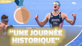 JO 2024 / Triathlon (H) : "Une journée historique", exulte Bergère après sa médaille de bronze