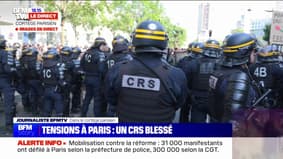 Manifestation contre la réforme des retraites: le cortège de tête est arrivé place d'Italie