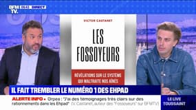 Maltraitance dans les Ehpad: Victor Castanet confirme avoir subi "des pressions" et reçu une proposition de "15 millions d'euros" pour arrêter son enquête