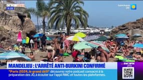 Mandelieu: l’arrêté anti-burkini du maire confirmé 