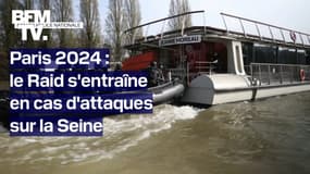 Paris 2024: le Raid s’entraîne à plusieurs scénarios d’attaques sur la Seine en prévision des JO 