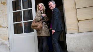 Barbara Pompili et François de Rugy lors d'une réunion à Matignon le 7 avril dernier.