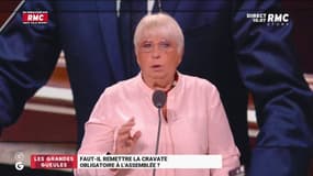 Faut-il remettre la cravate obligatoire à l'Assemblée ?  Claire O'Petit : "Je voulais parler des femmes !"