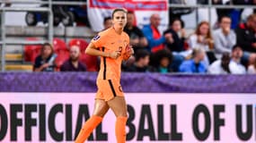 Vivianne Miedema avec les Pays-Bas à l'Euro 2022.