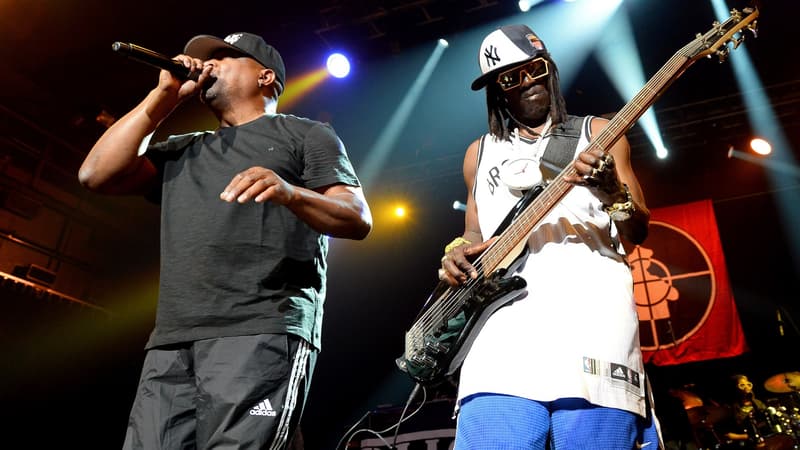 Chuck D et Flavor Flav de Public Enemy, en 2015 à Las Vegas