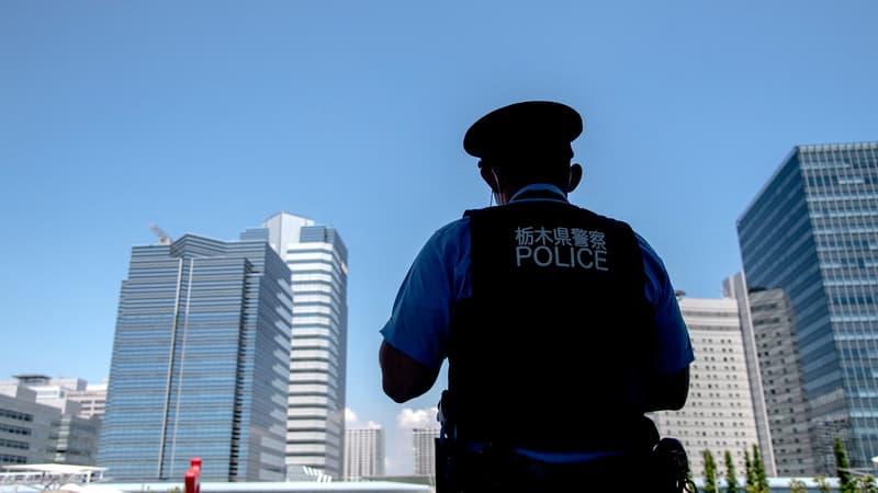 Un policier à Tokyo, le 21 juillet 2021 (illustration)