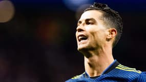 Cristiano Ronaldo avec Manchester United en Ligue des champions, le 23 février 2022