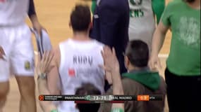 Euroligue : le buzzer beater de Rudy Fernandez (Real Madrid) face au Panathinaikos