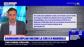 Fusillades à Marseille: Darmanin déploie à nouveau la CRS8 