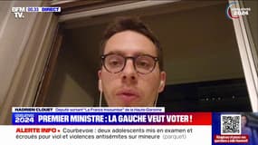 Pour qu'on puisse trancher ce débat, il faut déjà qu'on puisse gagner cette élection": Hadrien Clouet (LFI) évoque la désignation du Premier ministre en cas de victoire du Nouveau front populaire
