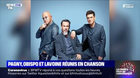 Obispo, Lavoine et Pagny chantent en soutien aux "gens du secours"