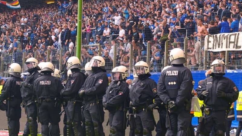 Des supporters d'Hambourg