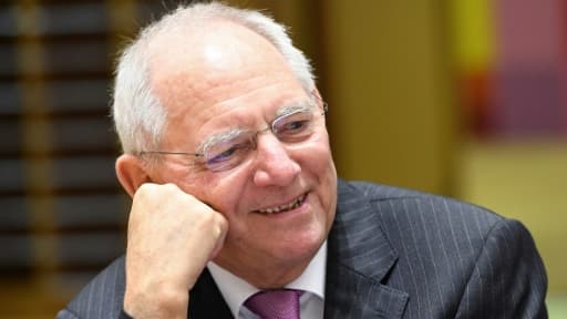 Le ministre allemand des finances, Wolfgang Schäuble, à Bruxelles, le 21 février 2017