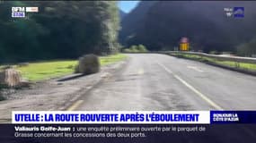Éboulement à Utelle: la circulation a repris ce mercredi soir sur la RM6202