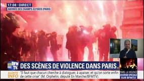 Violences à Paris: pour Laurent Wauquiez, le gouvernement "a poussé à cette colère"
