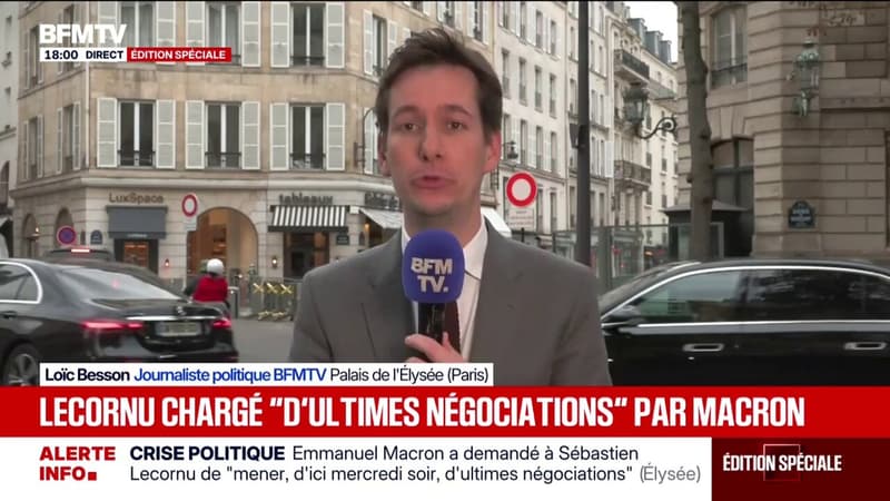 Crise politique: Emmanuel Macron demande à Sébastien Lecornu de mener 
