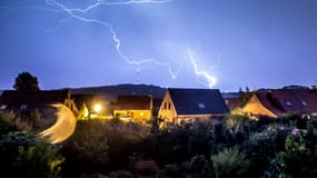 Un orage dans le département du Nord, le 7 août. (photo d'illustration)