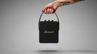 Marshall Stockwell II, une des nombreuses enceintes Bluetooth portables en réduction chez Amazon