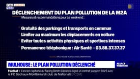 Mulhouse: le plan pollution délenché