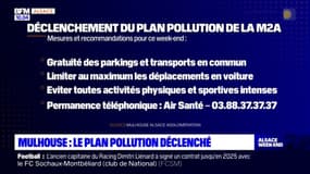 Mulhouse: le plan pollution délenché