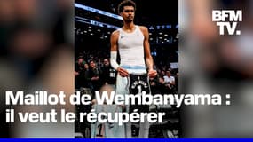L'homme ayant vendu aux enchères le maillot offert par Victor Wembanyama à son fils, veut le récupérer 