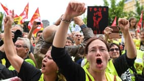 Rassemblement de gilets jaunes à Belfort, le 22 juin 2019