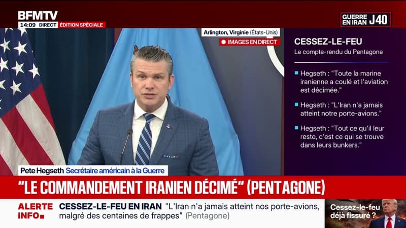 "Il n'y aura pas d'arme nucléaire iranienne", déclare Pete Hegseth, secrétaire américain à la Défense