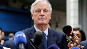 Michel Barnier le 7 septembre 2024, à Paris