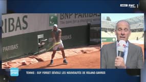 Guy Forget revient sur l'inauguration du court Simonne-Mathieu et les nombreux travaux de Roland-Garros