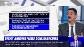 Brexit: Londres devra payer sa facture de sortie à l'Union Européenne, d'un montant estimé entre 40 et 50 milliards d'euros