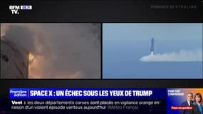 SpaceX échoue à rattraper sa fusée Starship sous les yeux de Trump