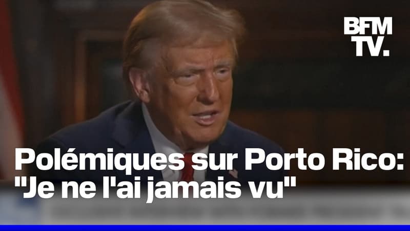 Donald Trump dément connaitre Tony Hinchcliffe, l'humoriste qui a tenu des propos racistes sur Porto Rico