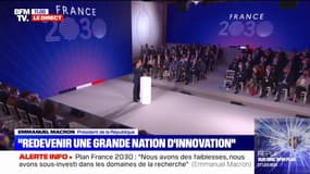 France 2030: Emmanuel Macron souhaite "investir 30 milliards d'euros" pour "répondre au déficit de croissance français"