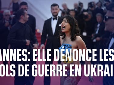 Cannes: elle dénonce les viols de guerre en Ukraine