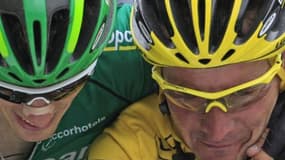 Pierre Rolland et Thomas Voeckler