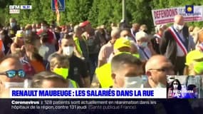 Renault Maubeuge: les salariés dans la rue