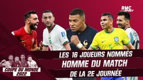 Coupe du monde 2022 : Mbappé, Casemiro, Ziyech... Les hommes du match de la J2