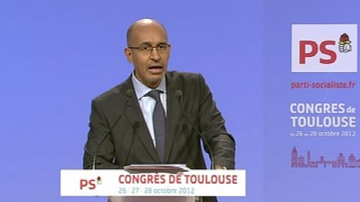 Harlem Désir, lors de son discours de clôture du congrès de Toulouse, dimanche 28 octobre