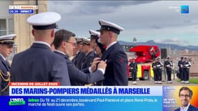 Incendie de juillet 2025. Les marins-pompiers médaillés à Marseille