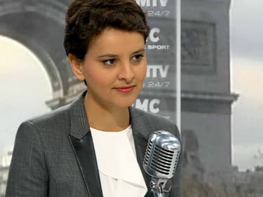 Najat Vallaud-Belkacem mardi matin sur BFMTV et sur RMC.