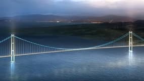 Une représentation graphique du futur pont