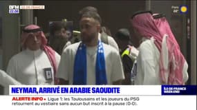 L'ex-joueur du PSG, Neymar, est arrivé en Arabe Saoudite