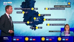 Météo Rhône: une journée toujours chaude et ensoleillée, 32°C à Lyon