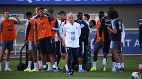 Les Bleus à l'entraînement