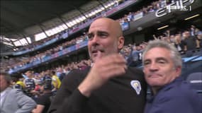 Les larmes de Pep Guardiola après le dernier match de la saison de Manchester City, le 22 mai 2022