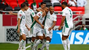 La joie de l'Algérie lors de sa victoire contre le Soudan