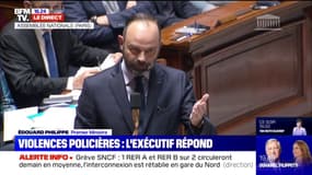 Violences policières: "Ils sont soumis à une pression très forte, il faut l'assumer", déclare Edouard Philippe