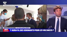 Story 3 : Emmanuel Macron au chevet des soignants à l’agonie - 31/05