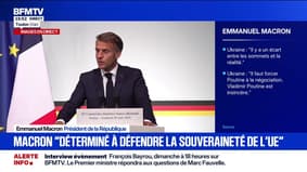 Économie: "Nous sommes déterminés à défendre la souveraineté numérique de notre Europe", déclare Emmanuel Macron